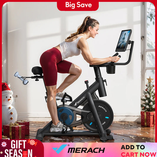 MERACH Exercise Bike Brake Pad Stationary for Weight Loss