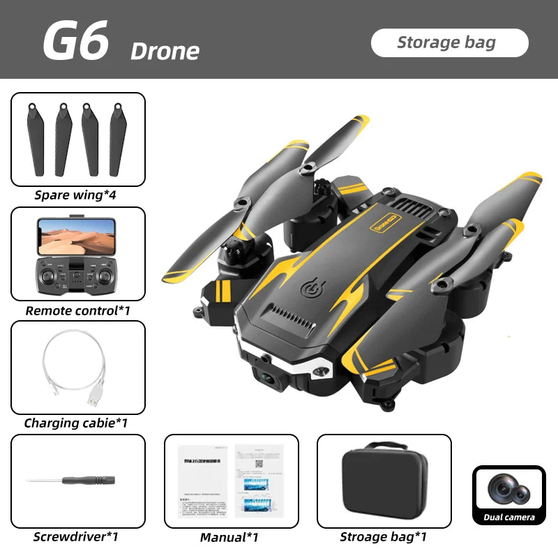 KBDFA New G6 Professional Foldable Quadcopter Drone Gifts