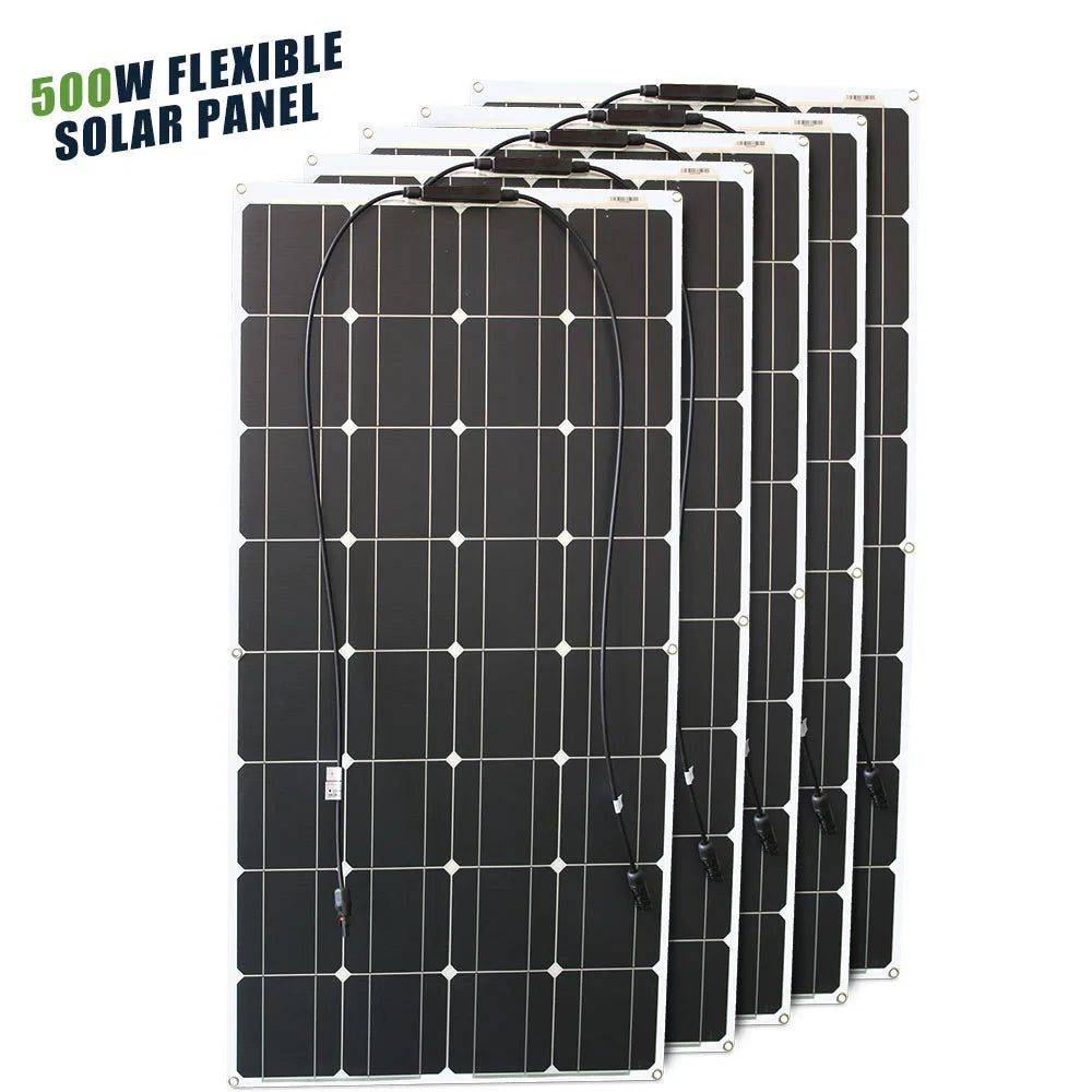 12V Flexible Solar Panel Bendable Waterproof Monocrystalline