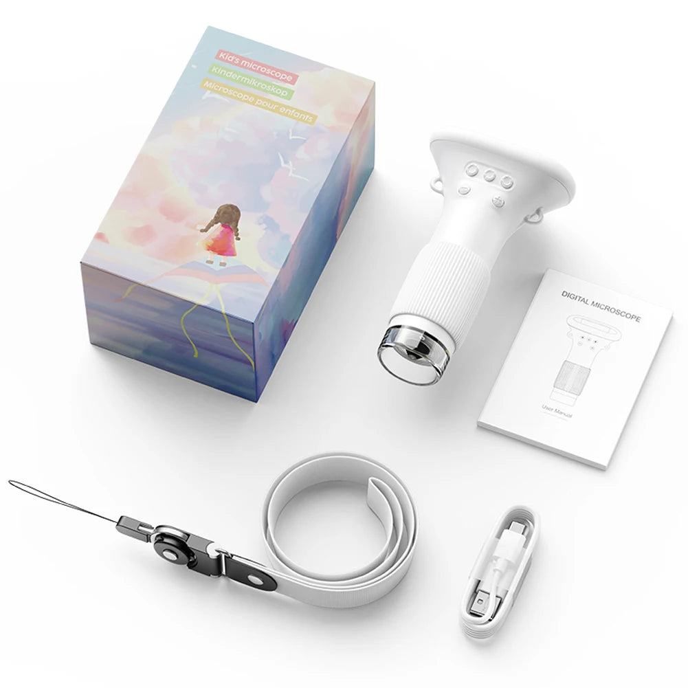 1000X Electronic Magnifier Camera 2 Inch IPS Screen Mini Microscope