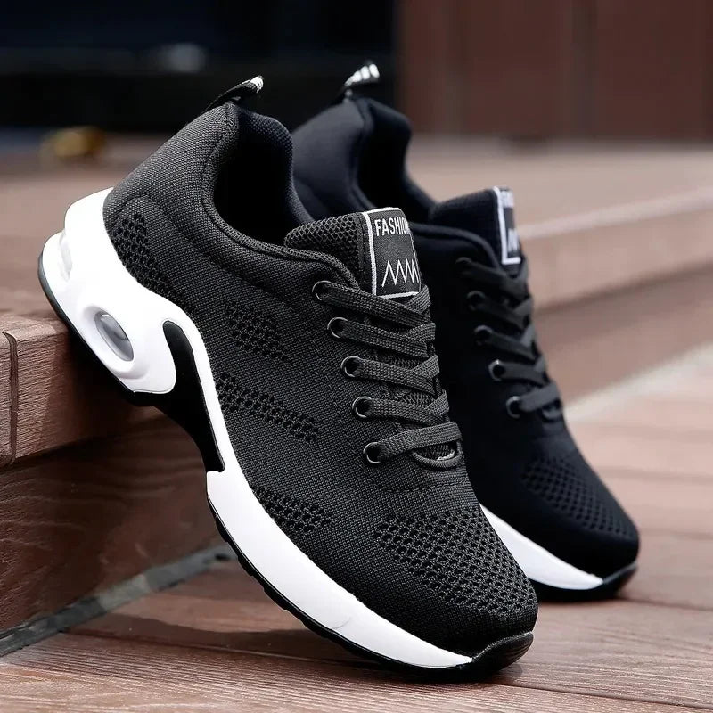 Summer Women Sneakers Outdoor Running Air Cushion Sport Shoes Increase Height Breathable Walking Shoes