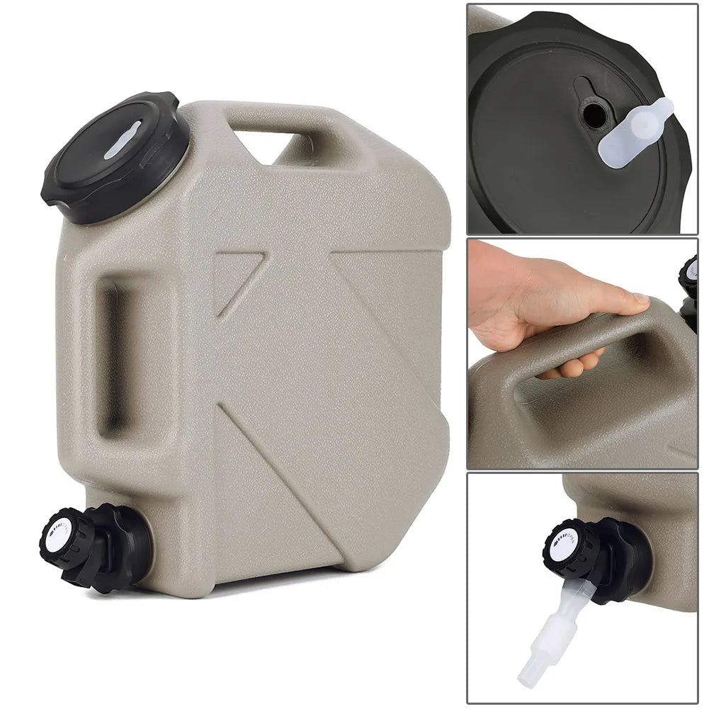 Outdoor Water Bin 10L Camping Bucket Portable Large Capacity
