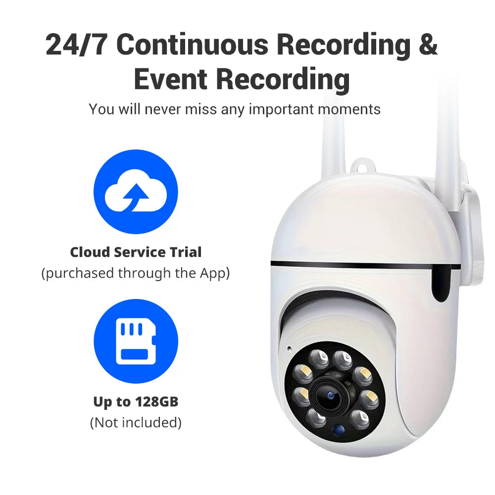 2PC Ease Life APP Wireless 1080P HD WiFi Security Camera