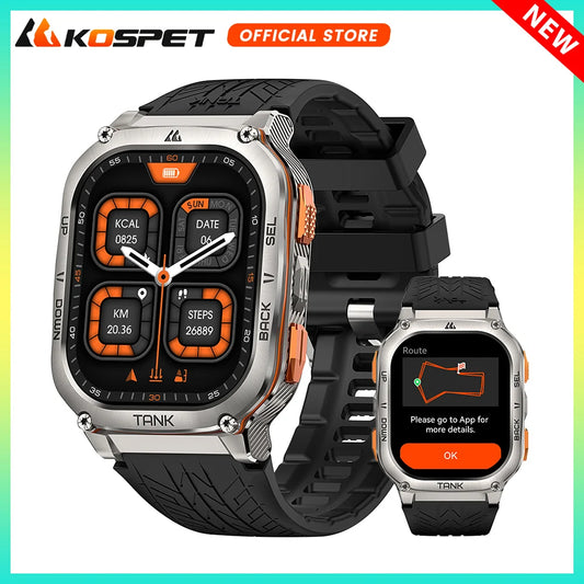 2025 Original KOSPET TANK M3 Ultra GPS Smartwatches