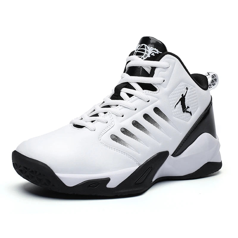 Men's Basketball Shoes Lightweight Breathable Sneakers Anti Slip Sports Shoes for Running and Walking
