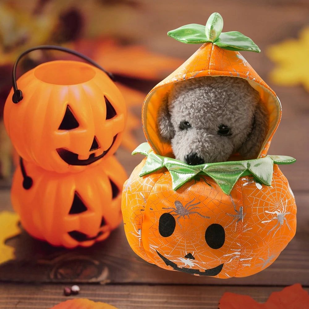 Halloween Dog Clothes Funny Dog Pumpkin Costumes Jumpsuit