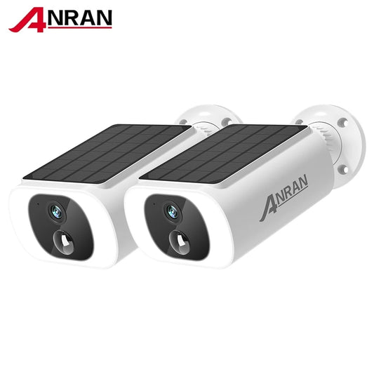 ANRAN 2/3/4 PCS Outdoor Wireless WIFI Camera 3MP Solar Night Vision