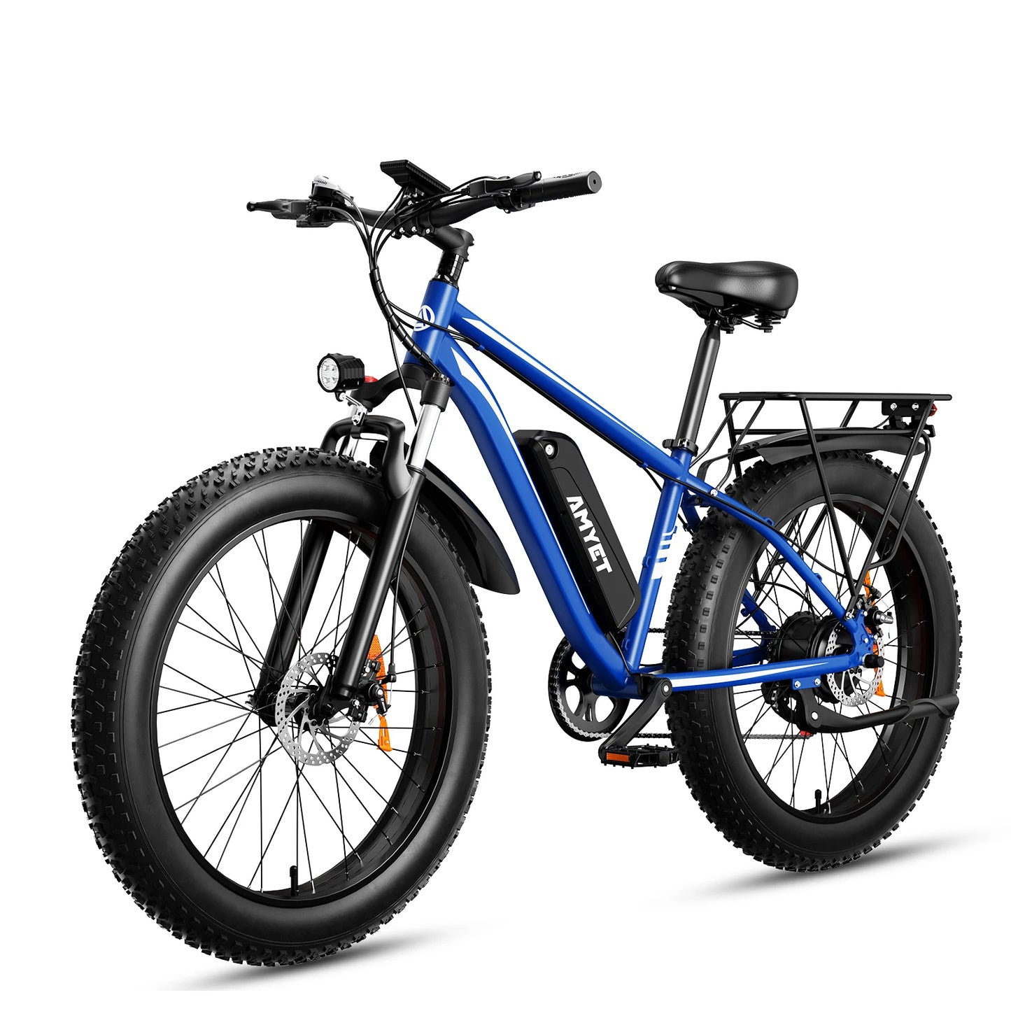 AMYET Electric Bike EB26 Adults 1500W 48V 15AH 26 Fat Tire Mountain Bike