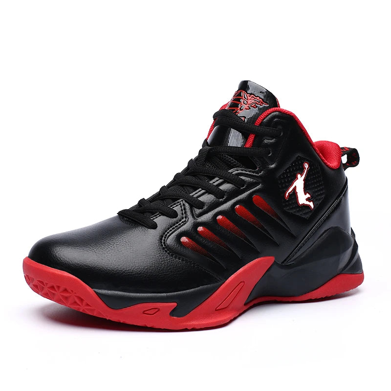 Men's Basketball Shoes Lightweight Breathable Sneakers Anti Slip Sports Shoes for Running and Walking