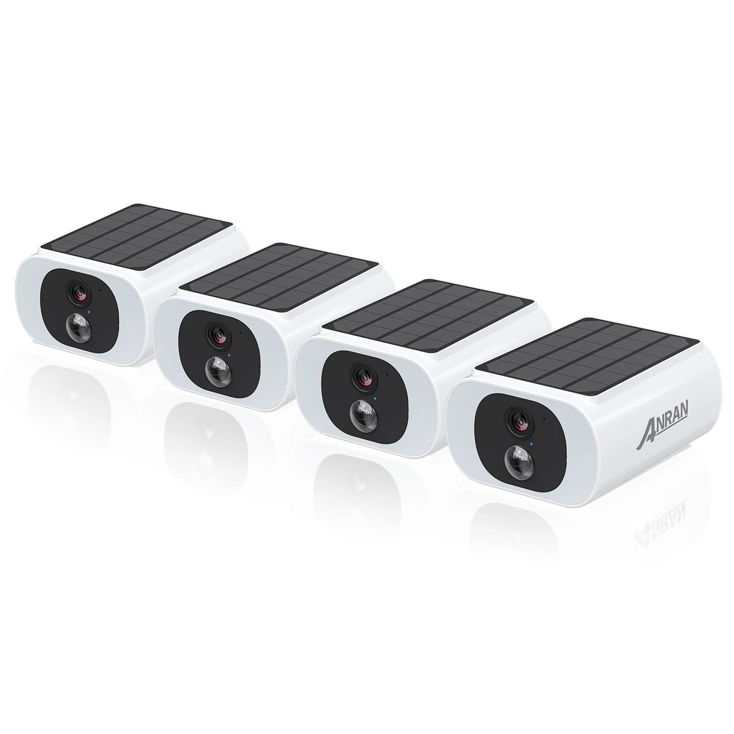 ANRAN 2/3/4 PCS Outdoor Wireless WIFI Camera 3MP Solar Night Vision