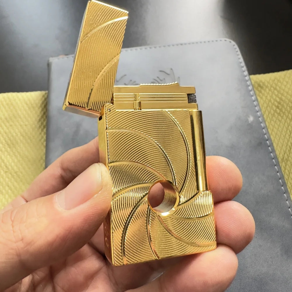 L2 Dupont lighter Ghost 007 style crisp sound lighter high quality men's gift pure copper material