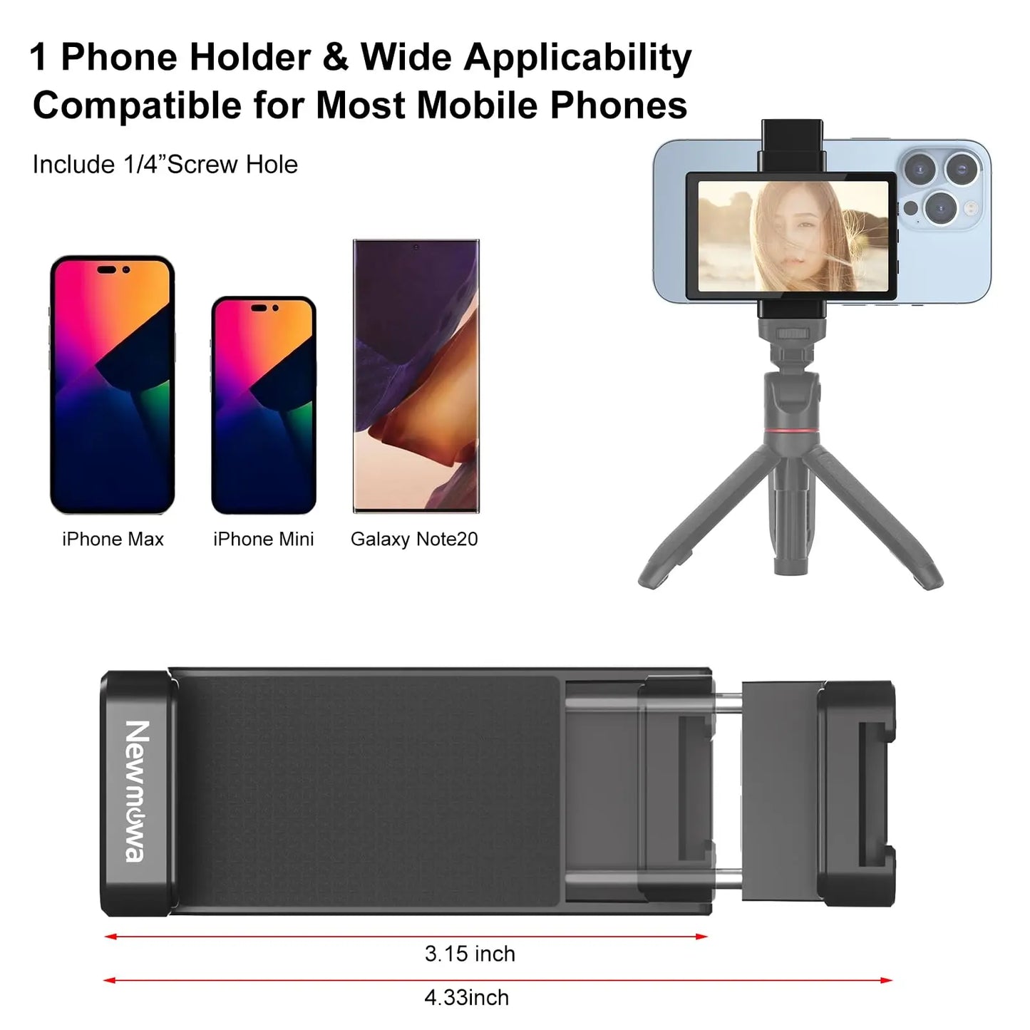 King Ma Phone Vlog Selfie Monitor Screen for TikTok iPhone