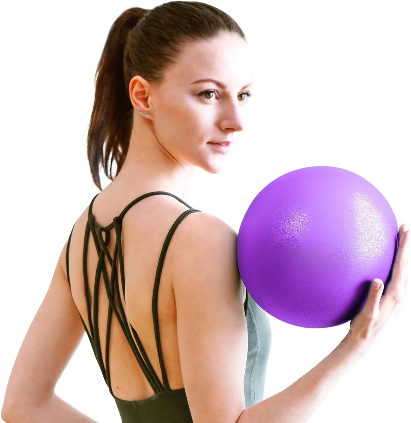Pilates Ball 9 Inch Core Ball for Pilates Yoga Core Training Physical Therapy Balance Stability and Stretching