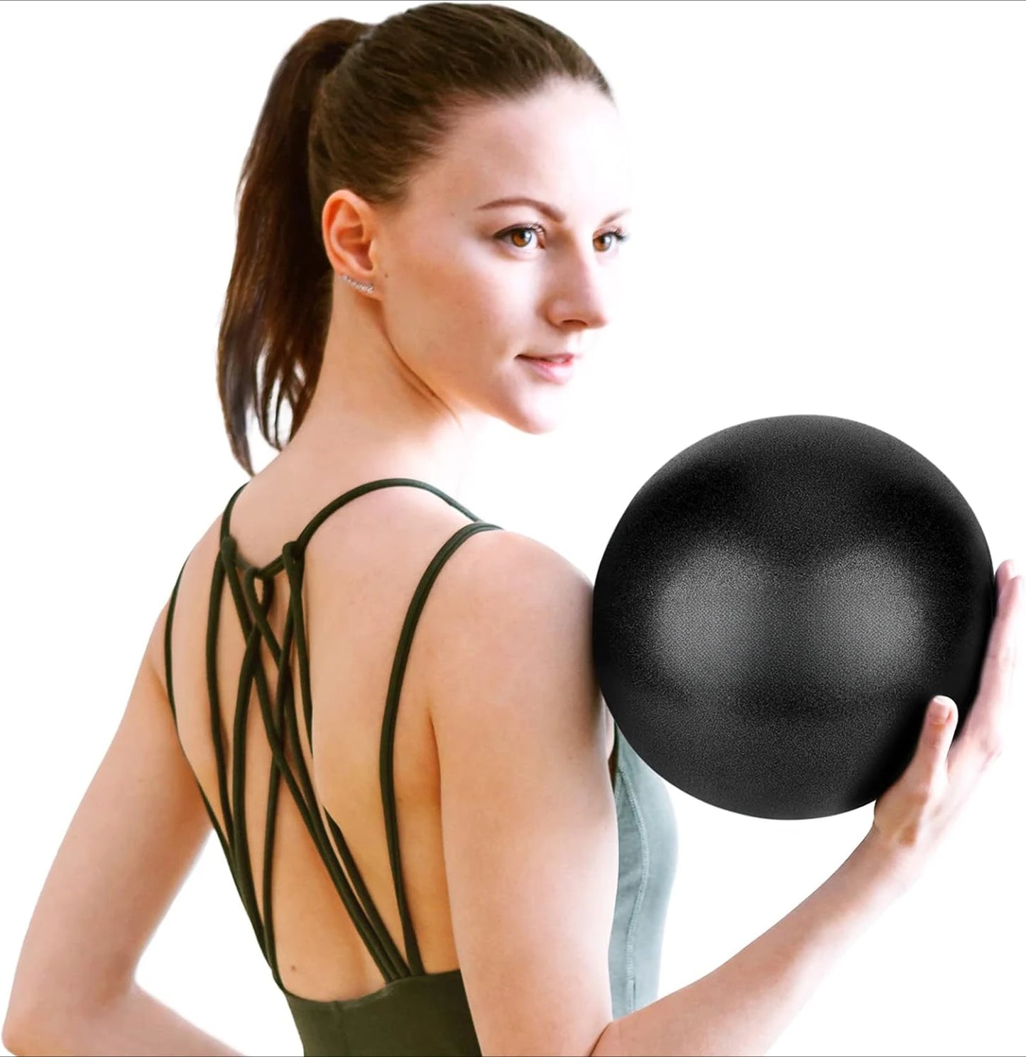 Pilates Ball 9 Inch Core Ball for Pilates Yoga Core Training Physical Therapy Balance Stability and Stretching