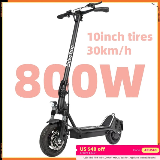 800W 10inch 18mph Fast Suspension Adult Foldable Electric Bike