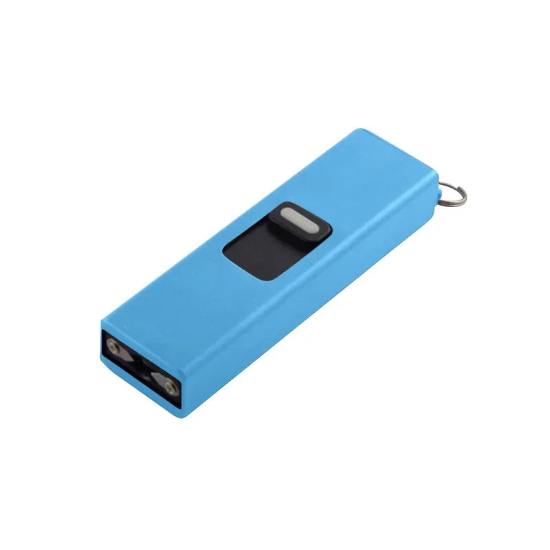 Outdoor Self-defense, Rechargeable Mini Flashlight, Female Anti-wolf Self-defense Tools