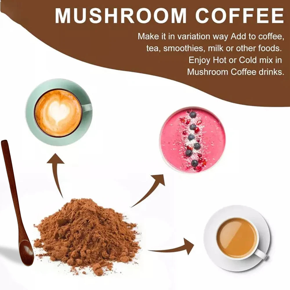 Organic Mushroom Powder Six In One Brain Health Focus