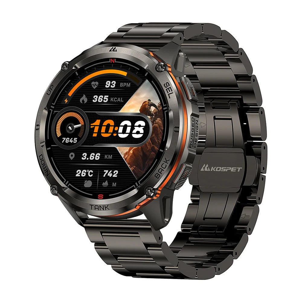 KOSPET TANK T3 Ultra 2 GPS Smart Watch Men Bluetooth Call