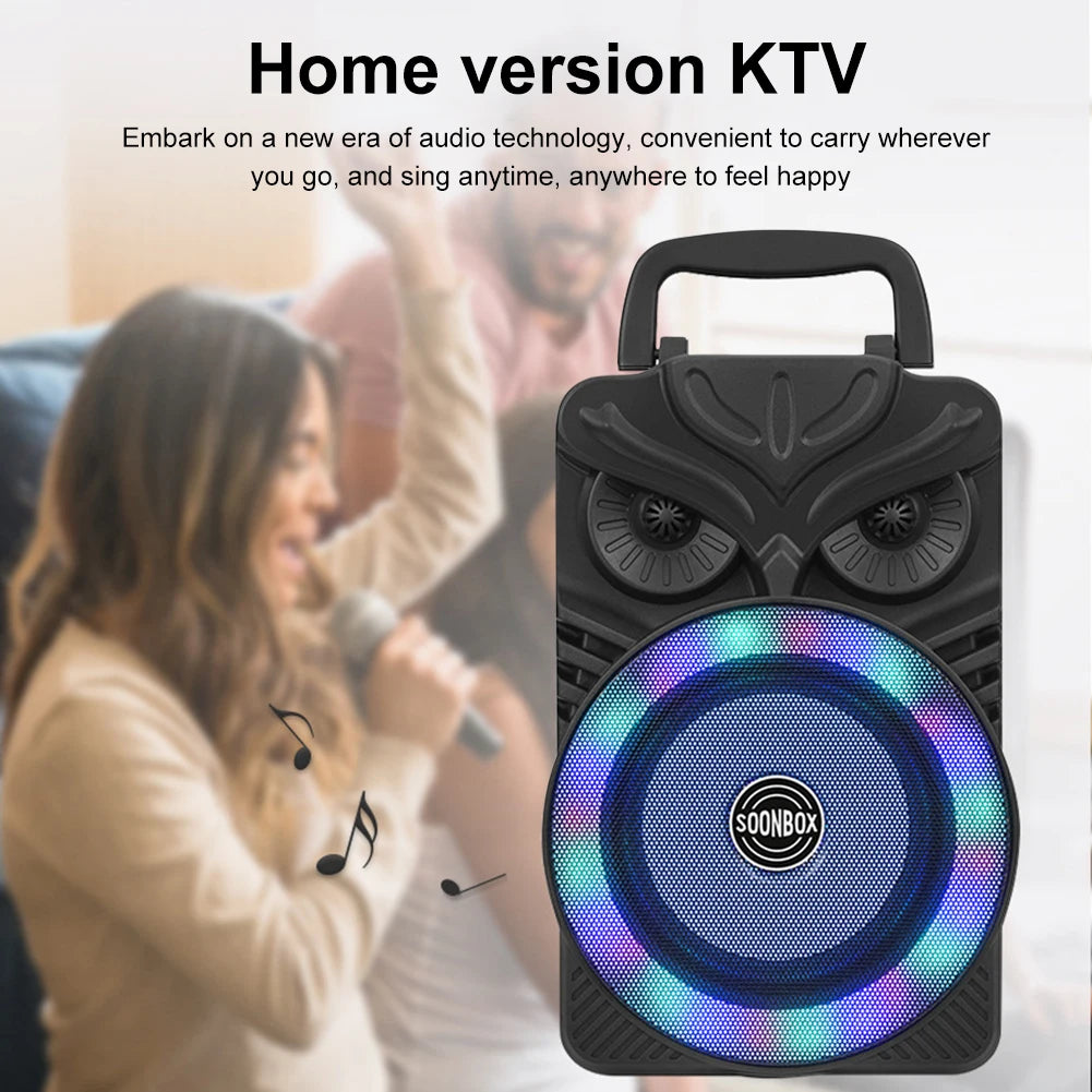 HiFi Bluetooth-Compatible Speaker Portable Wireless Subwoofer