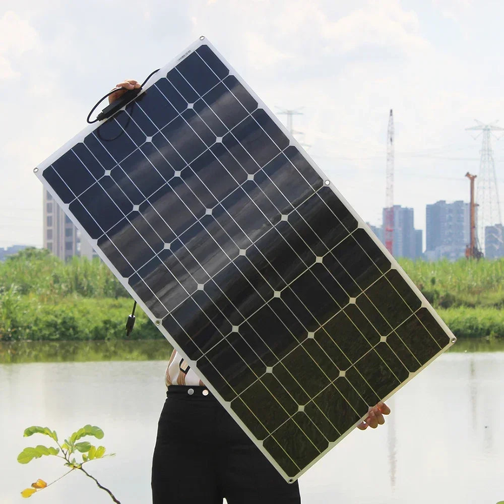 12V Flexible Solar Panel Bendable Waterproof Monocrystalline
