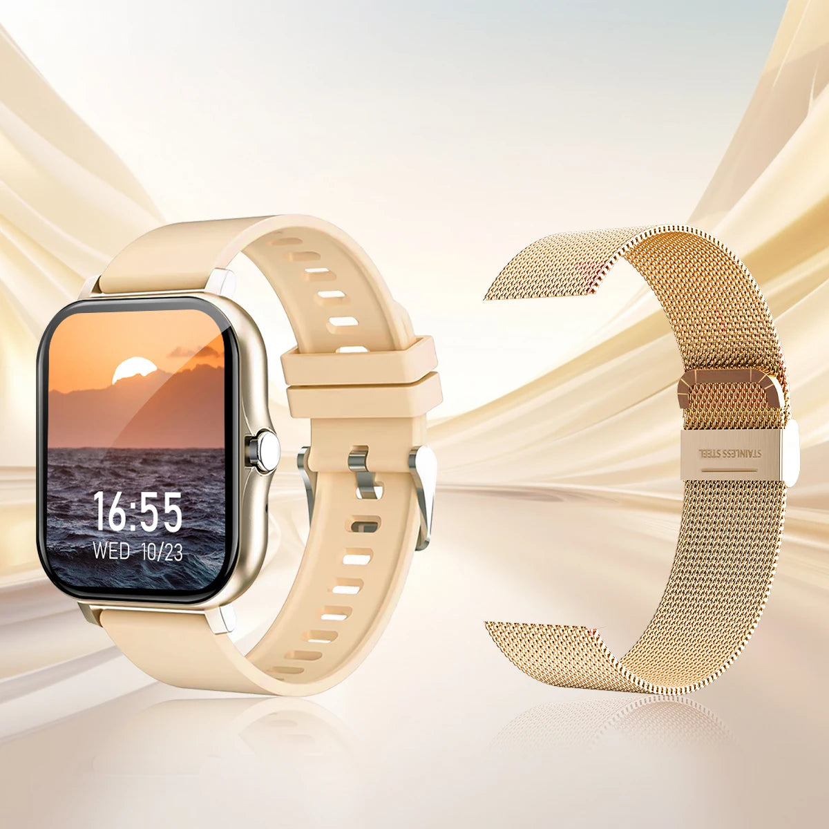 Smart Watch Wireless Calling/Dial Sport Mode Fitness Tracker