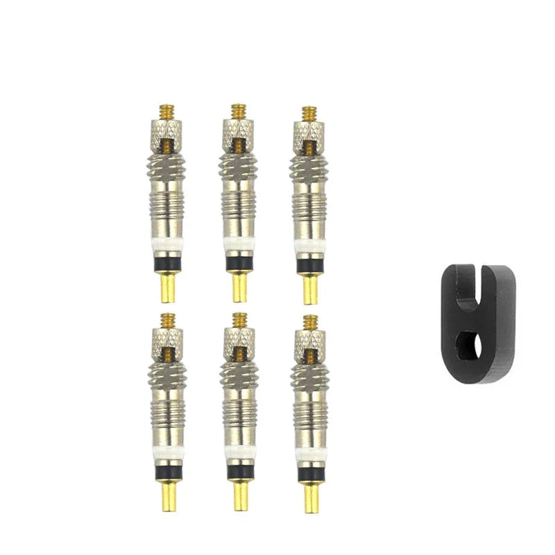 Bicycle Removable Presta Valve Core Bike Replacement Brass Tubeless Core Remover Tool for Tubeless for Road MTB Bike Tubless