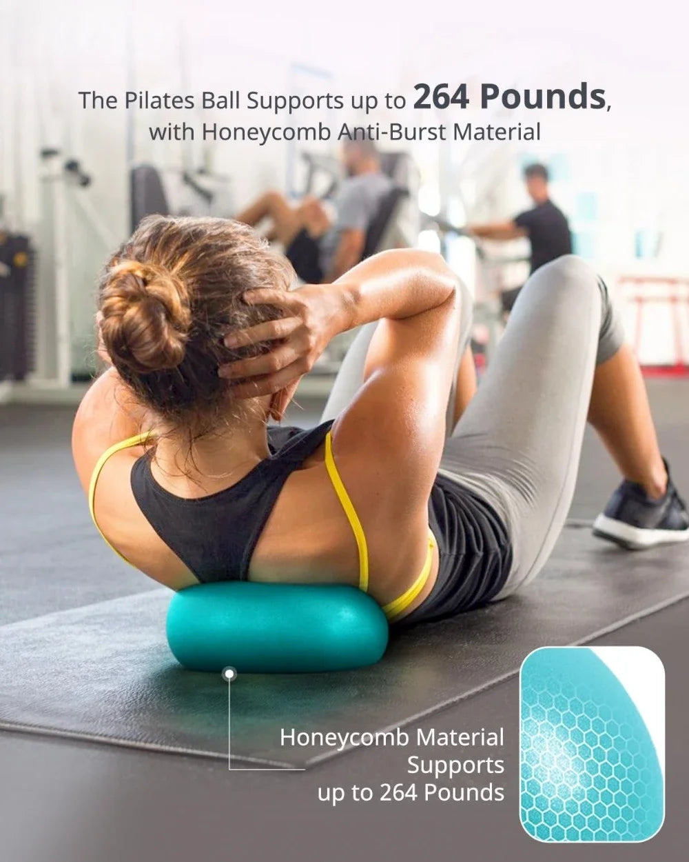 Pilates Ball 9 Inch Core Ball for Pilates Yoga Core Training Physical Therapy Balance Stability and Stretching