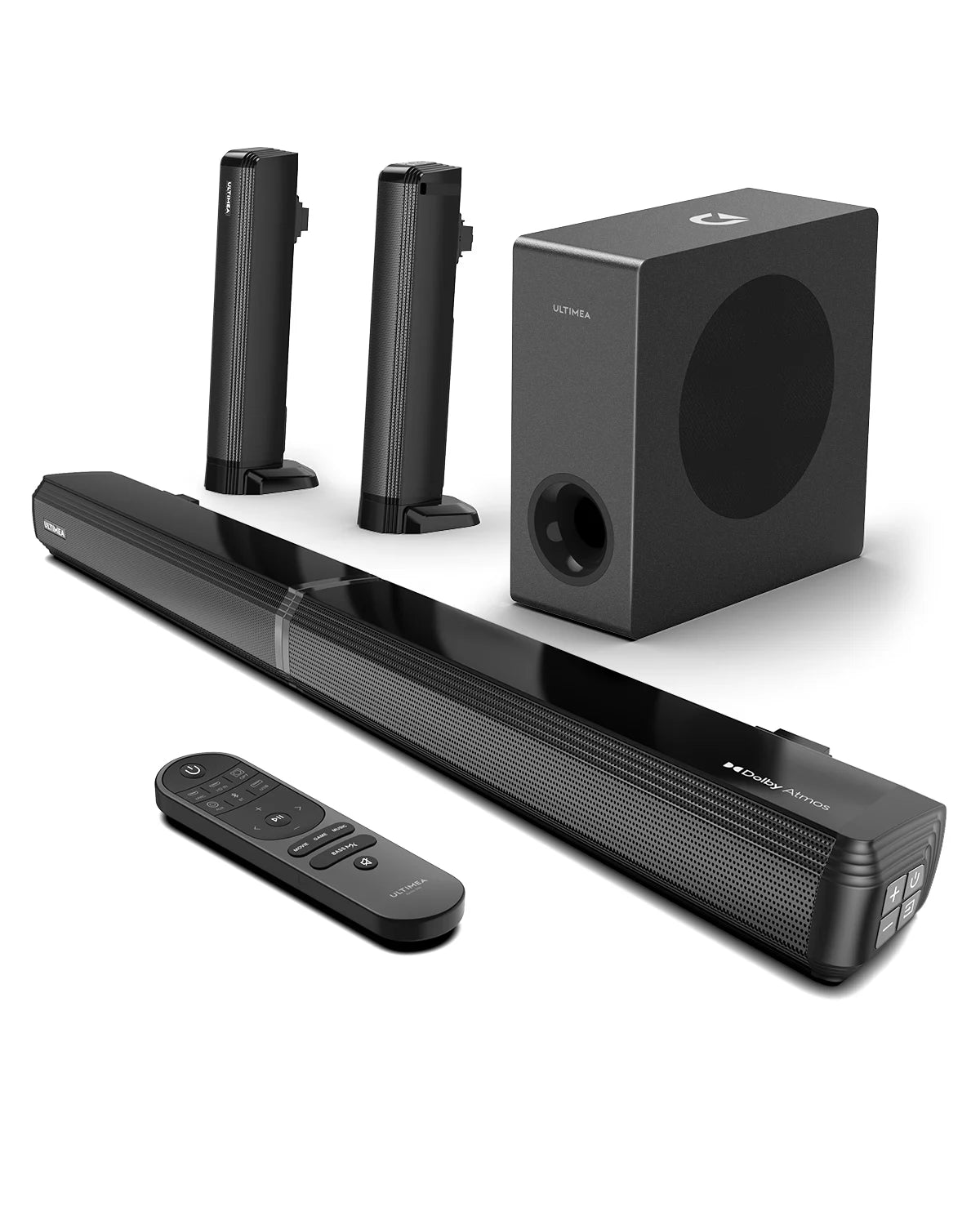 ULTIMEA 280W 4.1 Sound Bar with Dolby Atmos and Subwoofer