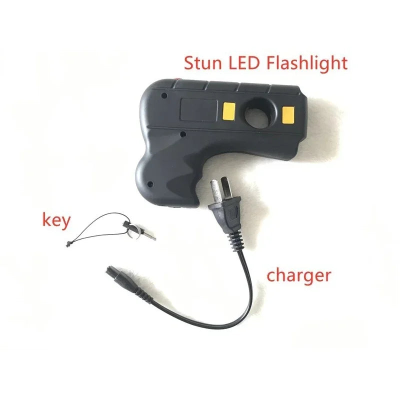 Women's Personal Safety LED Flashlight Black for Travel Outdoor