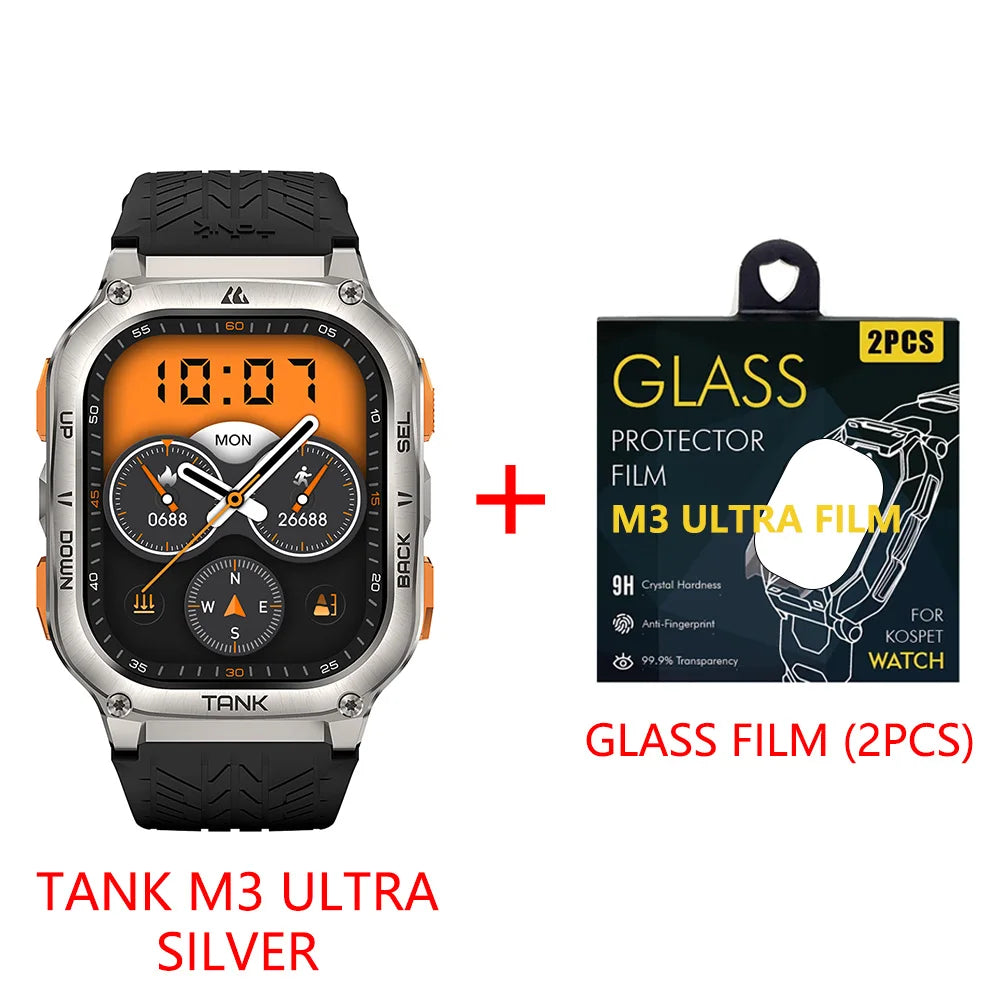 2025 Original KOSPET TANK M3 Ultra GPS Smartwatches