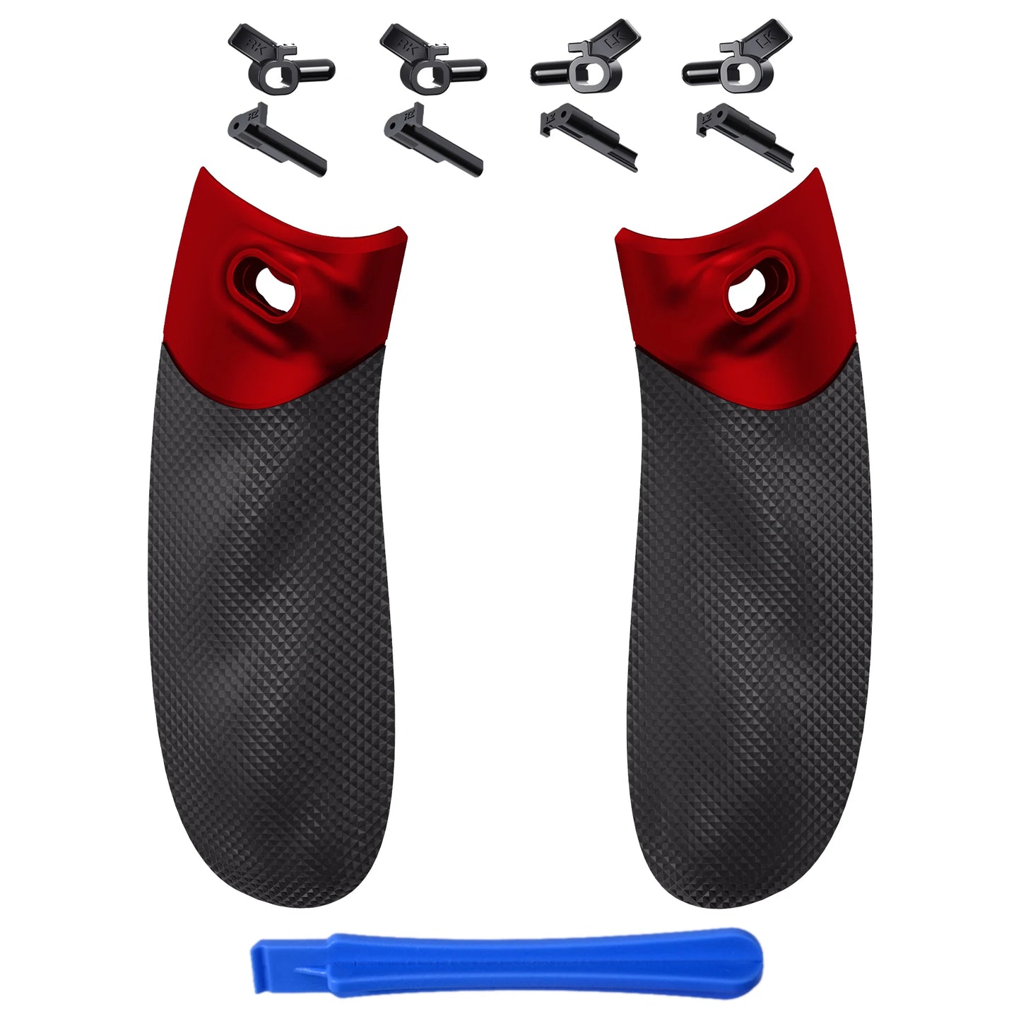 eXtremeRate FLEXOR Rubberized Side Rails Grips Trigger Stop Kit