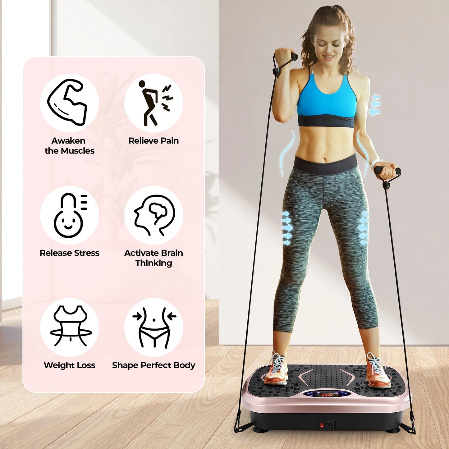 Vibration Plate Exercise Machine for Whole Body Workout
