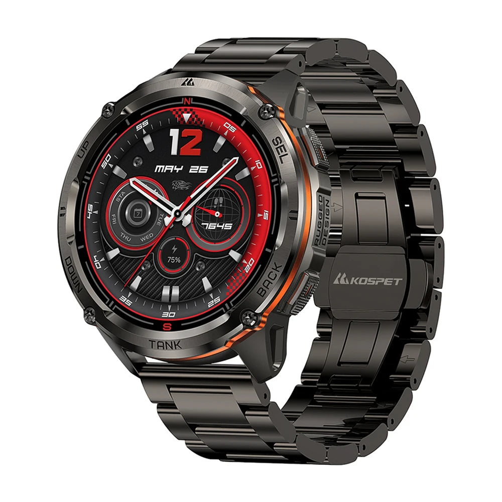KOSPET TANK T3 Ultra 2 GPS Smart Watch Men Bluetooth Call