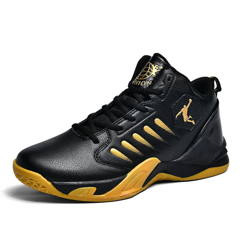Men's Basketball Shoes Lightweight Breathable Sneakers Anti Slip Sports Shoes for Running and Walking