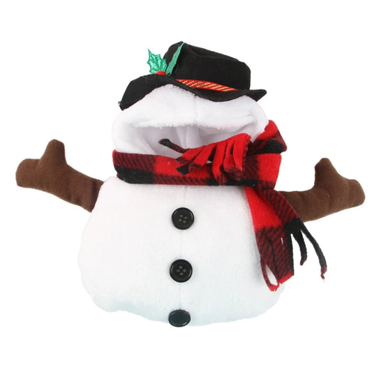 Halloween Dog Cat Costumes Christmas Funny Snowman Outfit