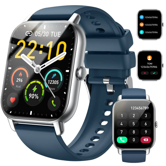 Smart Watch, 1.85 Inch Smartwatch IP68 Waterproof Tracker