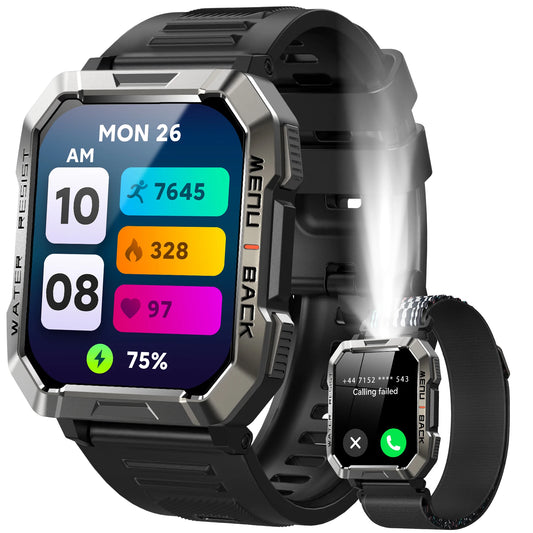 Blackview New Smart Watch 2.01 Inch HD Outdoor Men's Waterproof