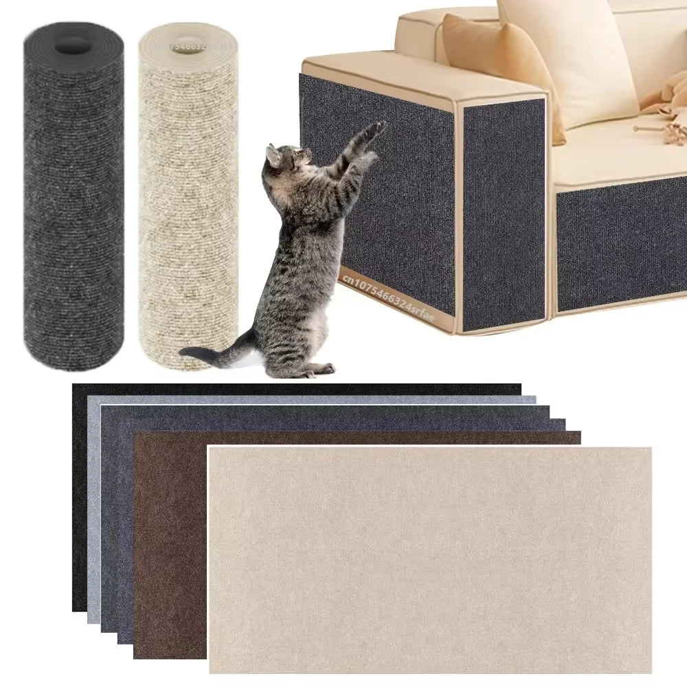 Anti Cat Scratch Sofa Crawling Mat Self-Adhesive Cat Toy