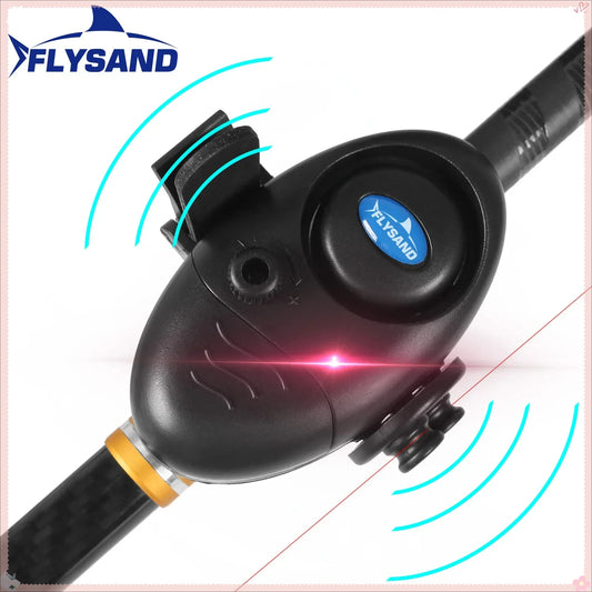 FLYSAND Fishing Bite Alarm Electronic Rod Buzzer with Loud Siren