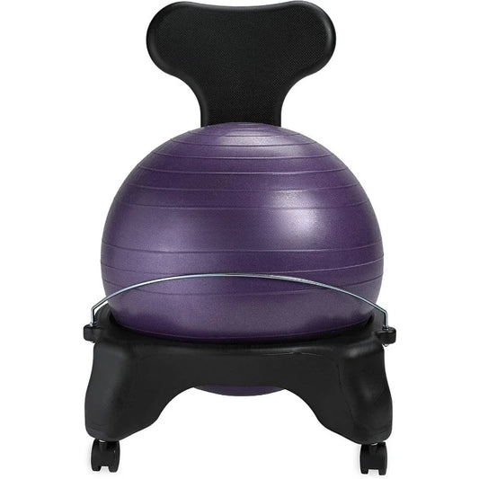 Classic Balance Ball Chair Exercise Stability Yoga Ball