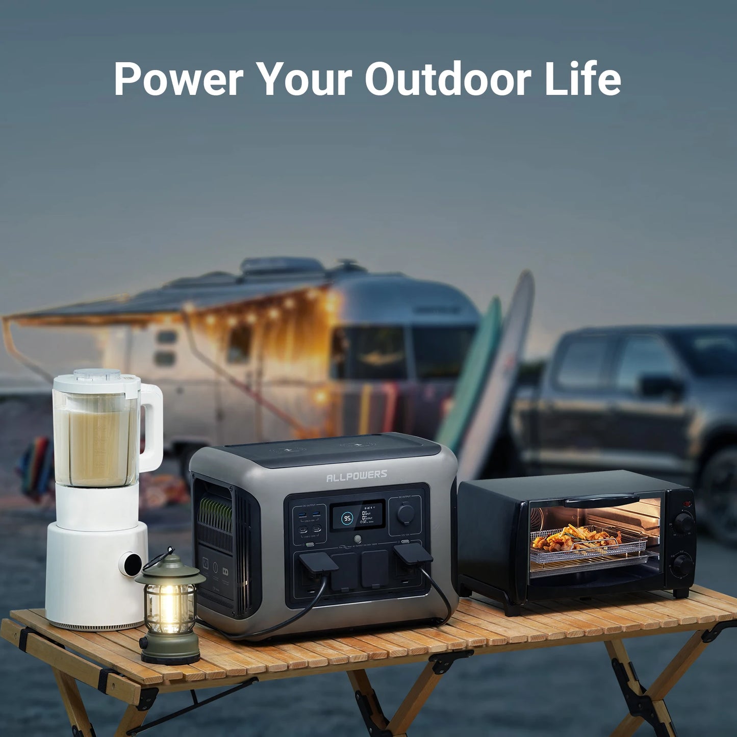 ALLPOWERS R1500 Portable Power Station 1152Wh for Garden Party