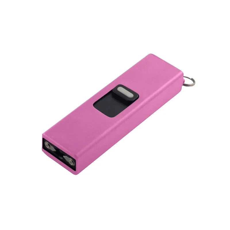 Outdoor Self-defense, Rechargeable Mini Flashlight, Female Anti-wolf Self-defense Tools