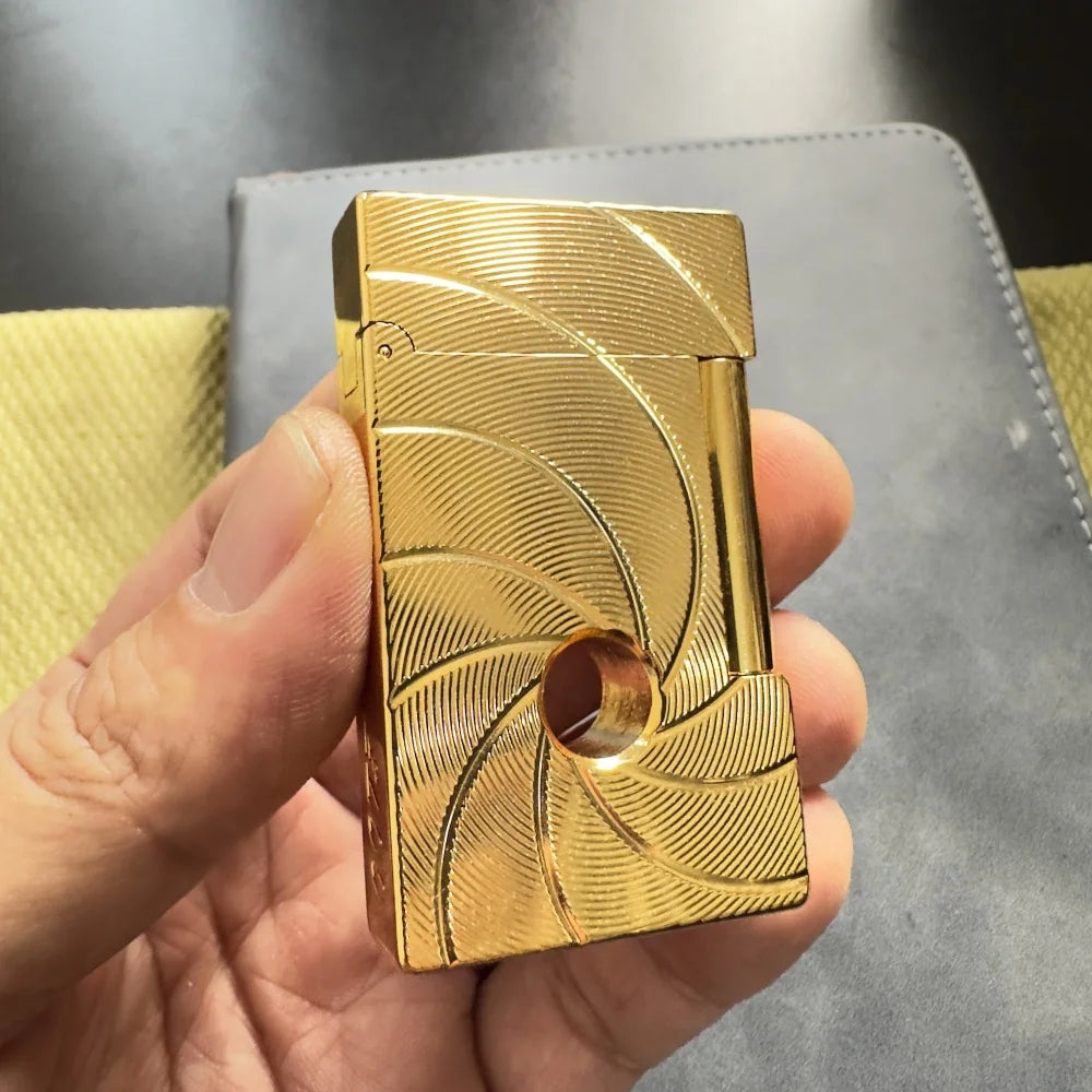L2 Dupont lighter Ghost 007 style crisp sound lighter high quality men's gift pure copper material