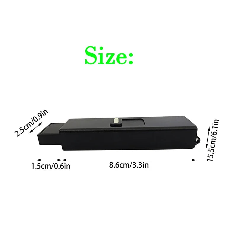 Outdoor Self-defense, Rechargeable Mini Flashlight, Female Anti-wolf Self-defense Tools
