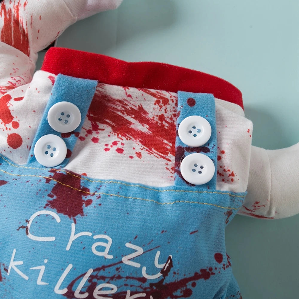 Halloween Pet Dog Clothes Dogs Holding a Knife Cosplay Costume
