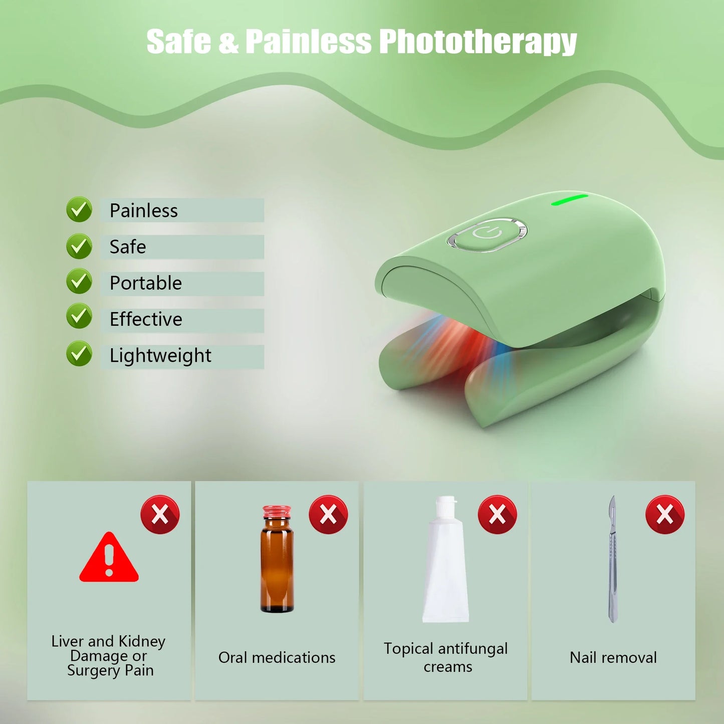 Nail Fungus Cleaning Device Portable Fungus Remover Machine