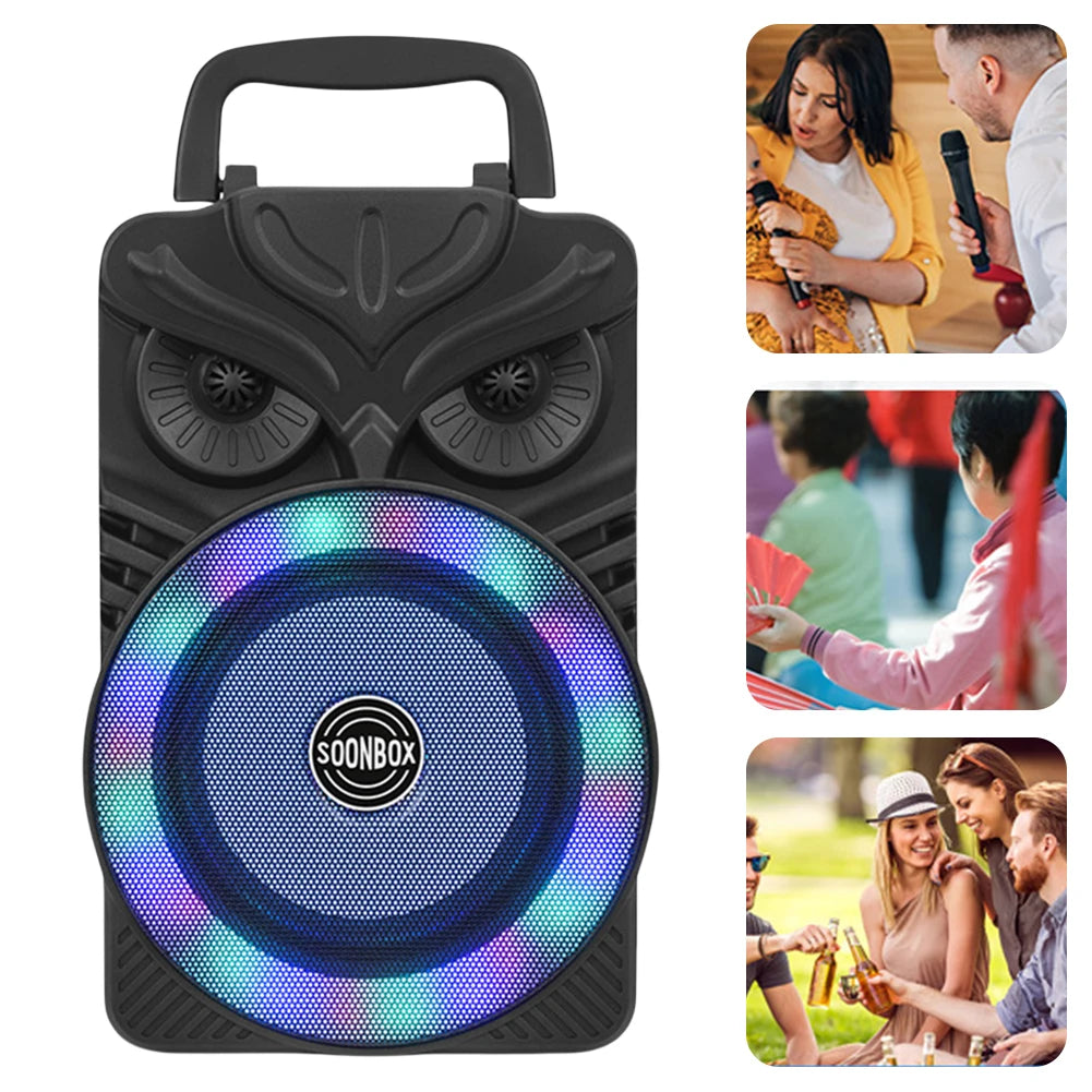 HiFi Bluetooth-Compatible Speaker Portable Wireless Subwoofer
