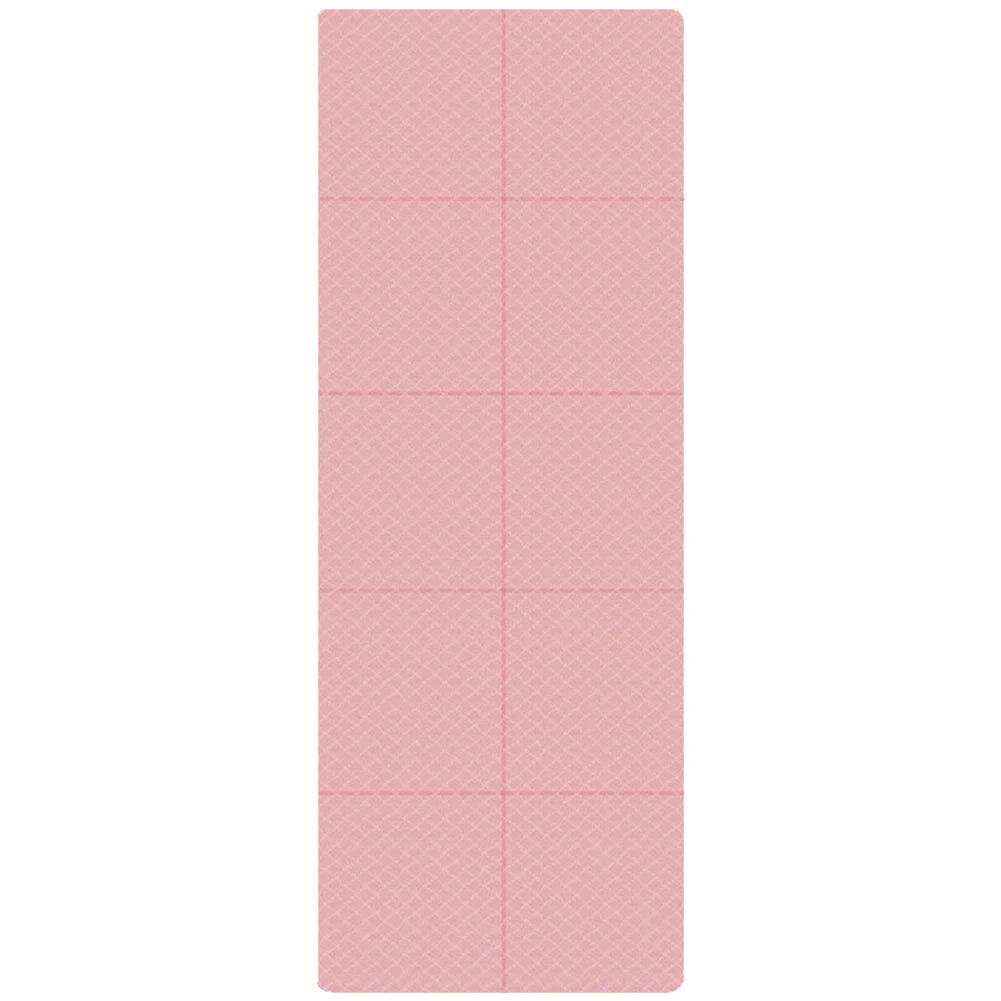 Foldable Yoga Mat Double Sided TPE for Pilates & Workouts