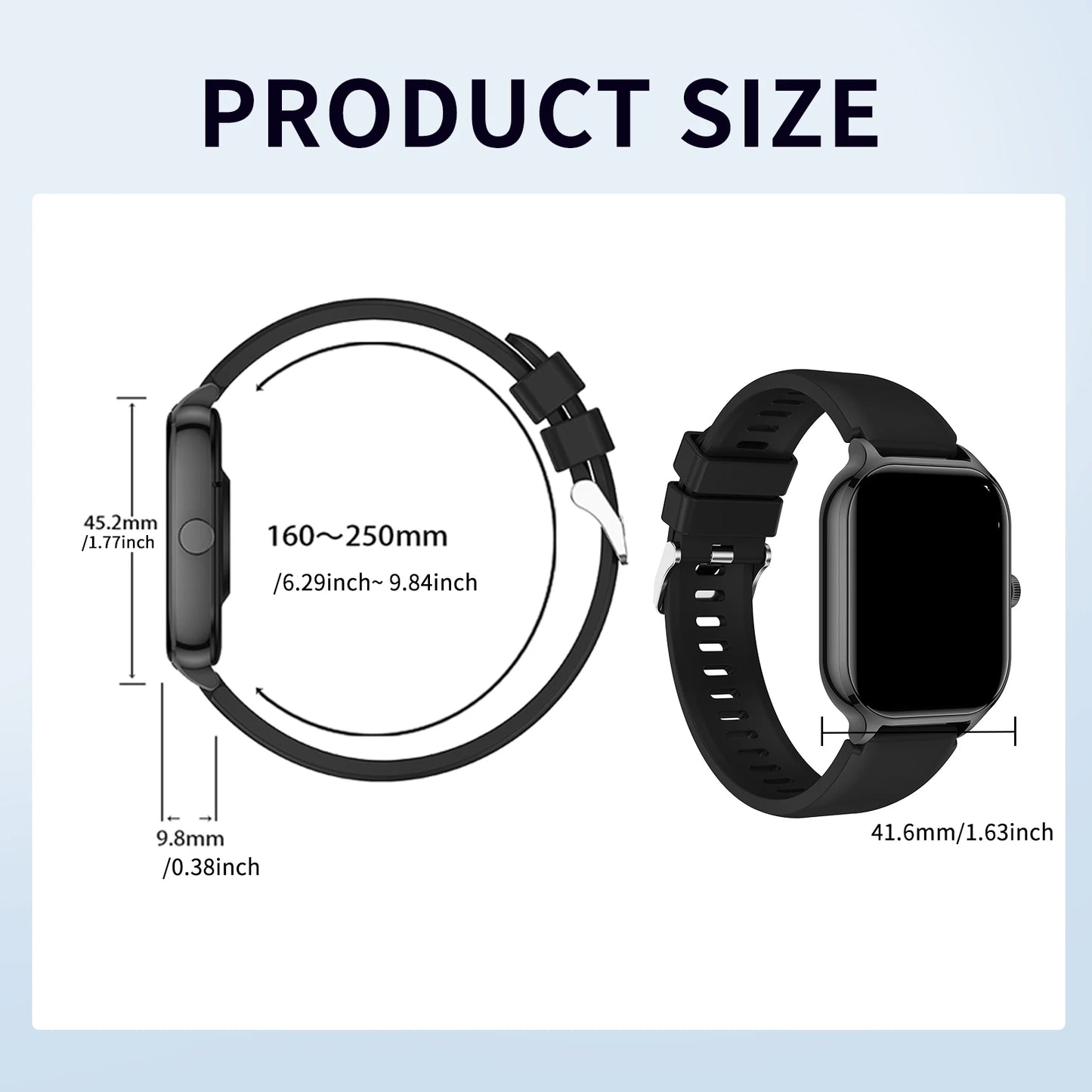 Smart Watch Wireless Calling Dial Sport Mode Fitness Monitoring