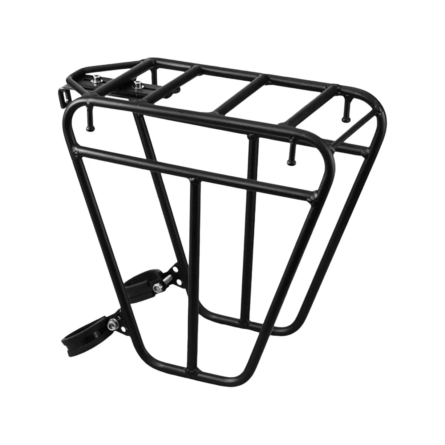 Bike Front Cargo Rack Steel Bicycle Front Fork Luggage Bracket Adjustable MTB Bike Side Mount Bag Stand For Cycling Accessories